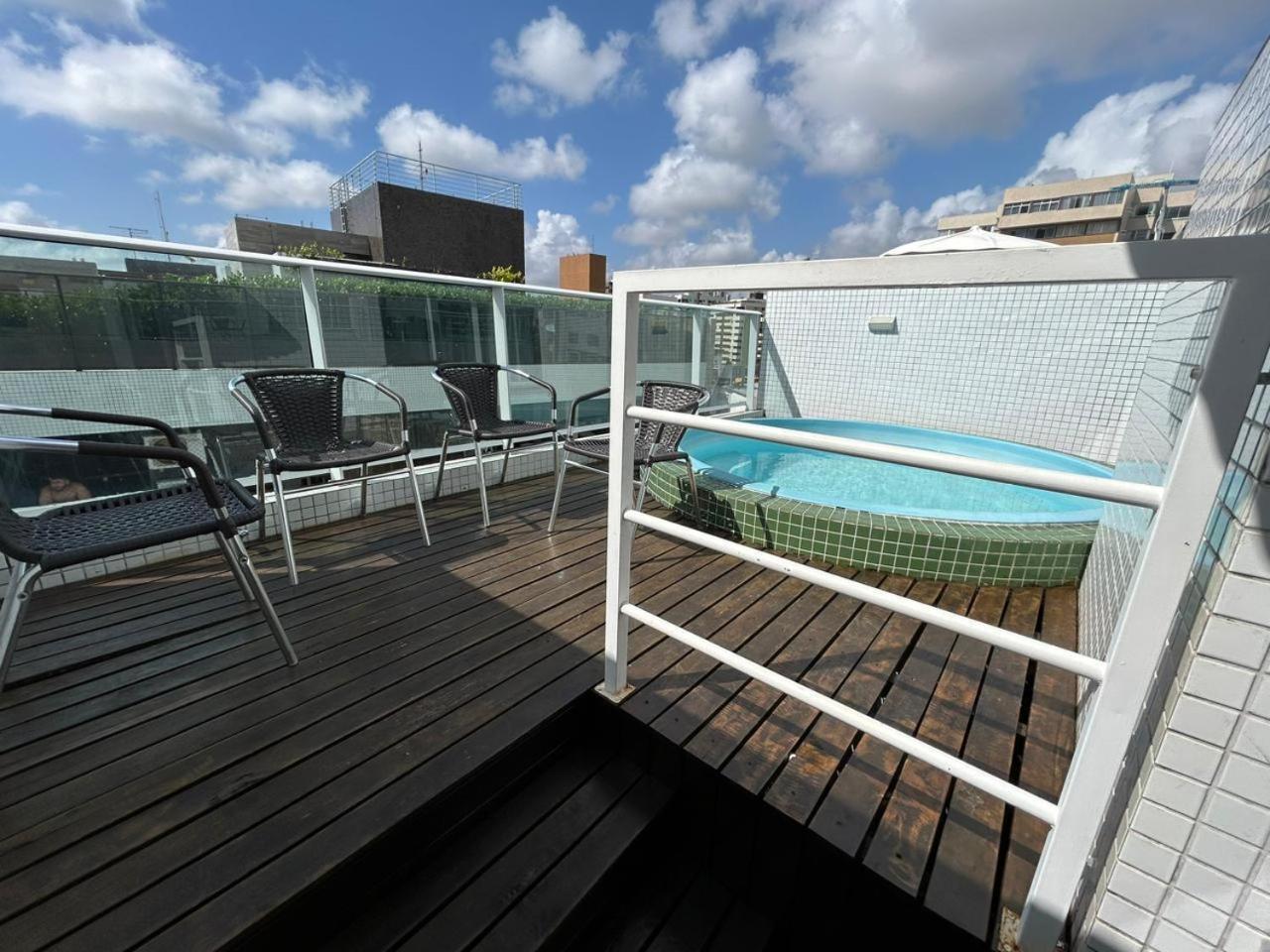 Flat 502 Com Piscina Privativa - 02 Quartos Joao Pessoa Exterior photo
